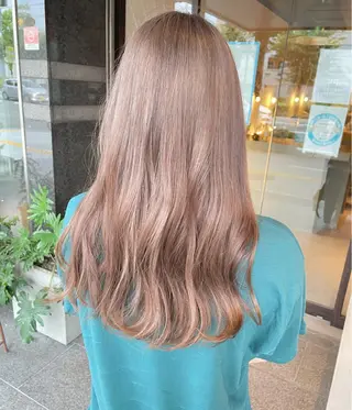 ロング カラー ハイトーンカラー♡ yuのヘアスタイル