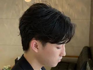 パーマ メンズ 髪質改善/艶カラー TSUBASAのヘアスタイル