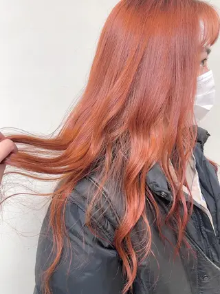 ロング カラー パーマ ヘアアレンジ マツエク・マツパ アイブロウ テラ mimi.のマツエク・マツパデザイン