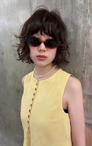 ミディアム 菊地 心のヘアスタイル