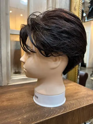 ショート パーマ 宗岡 省吾のヘアスタイル