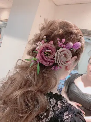 ロング ヘアアレンジ 【カメレオン】 上村 祥子のヘアスタイル