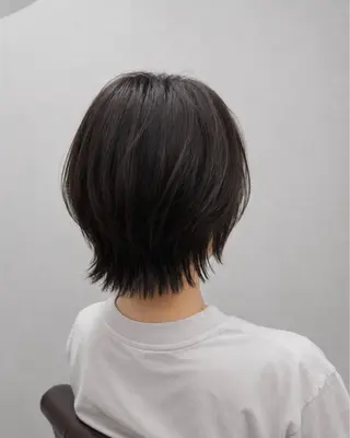 ミディアム 梅本 淑人のヘアスタイル