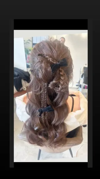 ヘアアレンジ 木村 友香のヘアスタイル