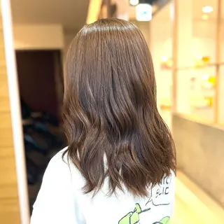 ミディアム カラー 透明感カラー/レイ ヤー/Nana🌈のヘアスタイル