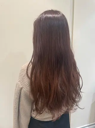 ロング カラー 韓国ヘアメイク🎀/ 縮毛矯正✨山本媛香のヘアスタイル