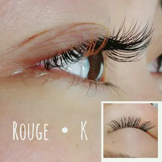 マツエク・マツパ Rouge ・ K のマツエク・マツパデザイン