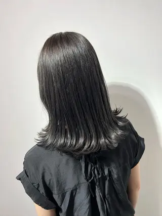 セミロング カラー 神戸ボブ✂️ ioe三宮/田 伸佳のヘアスタイル