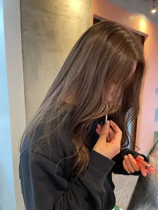 ロング カラー 🫧 momokaのヘアスタイル