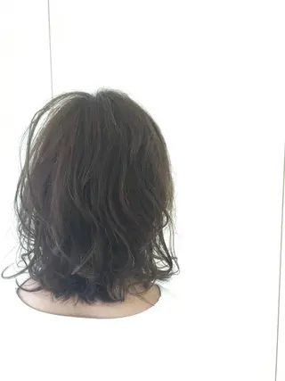 ミディアム 広がり、まとまらない お悩み改善/ 中田のヘアスタイル