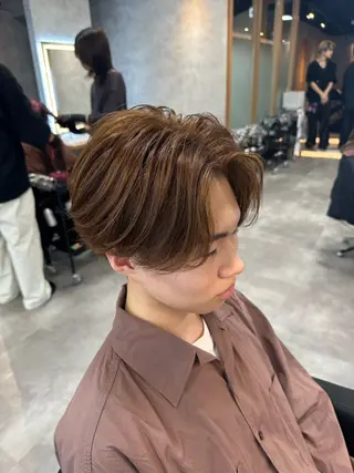 ショート カラー メンズ 札幌メンズ指名 No. 1/光👑のヘアスタイル