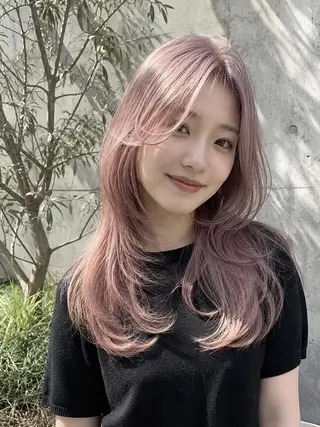 セミロング ❄️透明感カラー❄️ メンズ✂️TOWAのヘアスタイル