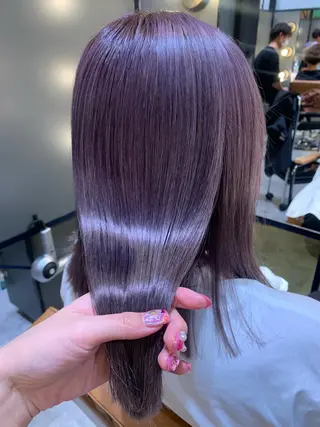 ミディアム 水田 希のヘアスタイル