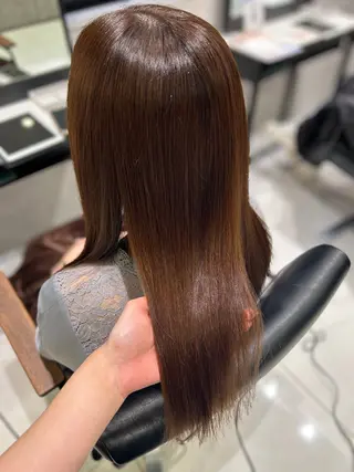 ロング カラー 透明感カラー×顔周り mizuki🫧のヘアスタイル