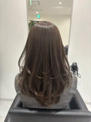 ミディアム カラー レイヤーカット🎀× 韓国風🇰🇷正源のヘアスタイル