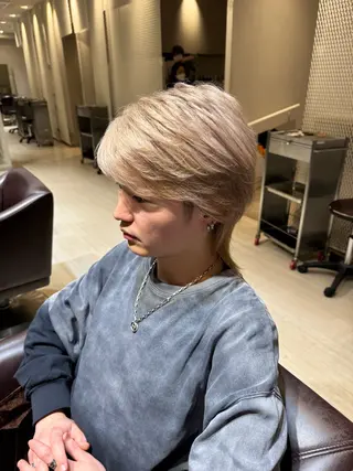 ショート カラー メンズ 🫧メンズ特化🫧 瀧口翔太のヘアスタイル