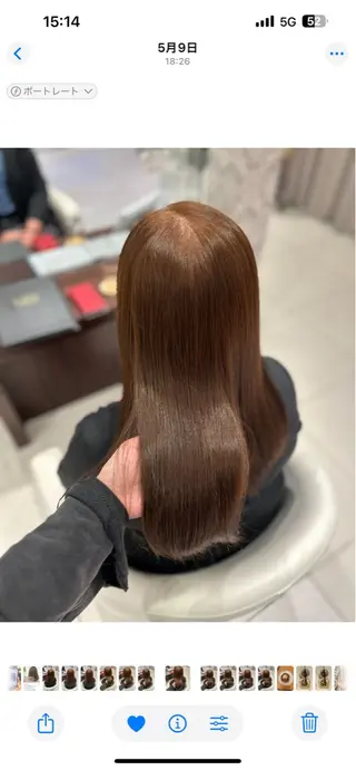 ロング カラー EARTH 市野のヘアスタイル