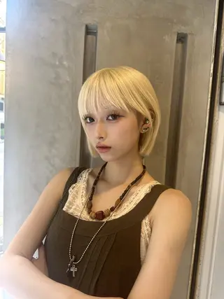 ショート カラー 💎透明感カラー特化 💎TAISEIのヘアスタイル