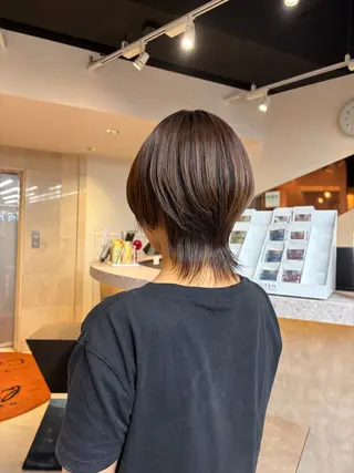 ミディアム み ゆのヘアスタイル