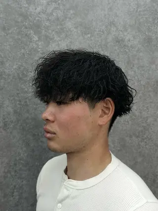 ショート パーマ 🔥フェザーパーマ 特化🔥勇斗のヘアスタイル