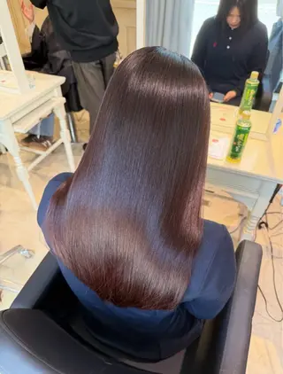 パーマ 💙透明感カラー/ 縮毛矯正/ゆうな💙のヘアスタイル