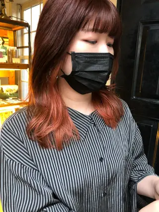 セミロング カラー eri kinjoのヘアスタイル