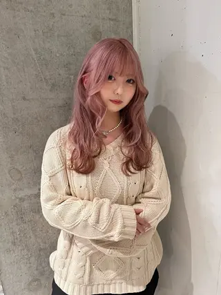 ロング 名古屋ハイトーン/ 🐶ブリーチ専門店のヘアスタイル