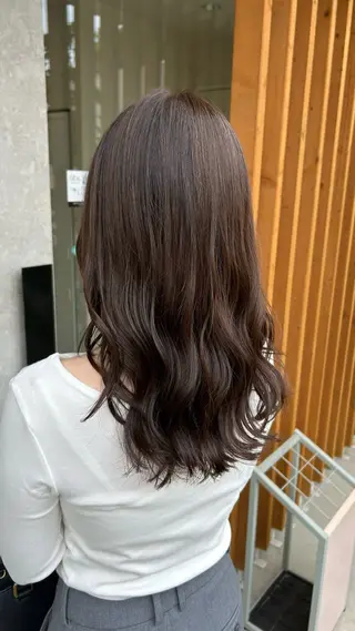 セミロング カラー 透明感カラー/松原 /Terakawaのヘアスタイル