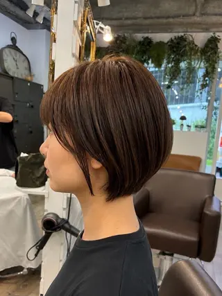 ショート カラー 福元 美沙のヘアスタイル