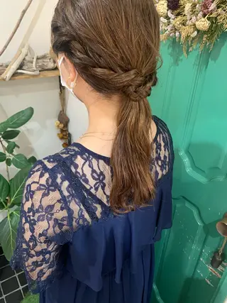 ロング ヘアアレンジ 佐藤 美咲のヘアスタイル