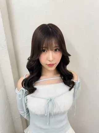 セミロング 馴染ませエクステ/ ヒロヤのヘアスタイル