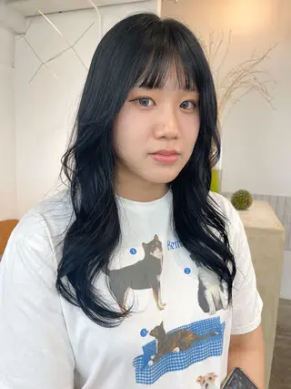 セミロング カラー Terve.野崎 真里奈のヘアスタイル