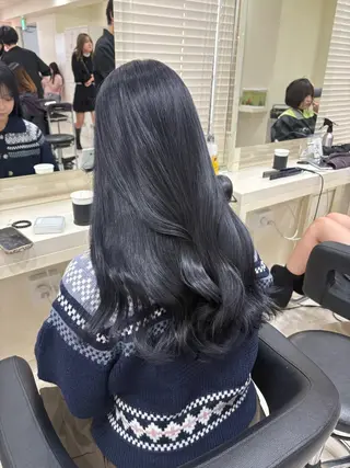 セミロング カラー 💟RINNA 艶カラー💟のヘアスタイル