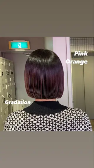 ショート カラー パーマ ヘアアレンジ メンズ キッズ ネイル マツエク・マツパ KANAMI 🌏のヘアスタイル