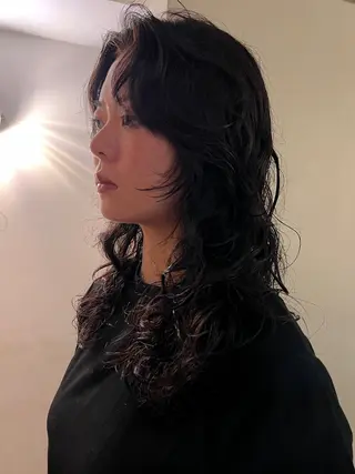パーマ レイヤーカット/ Sharaのヘアスタイル