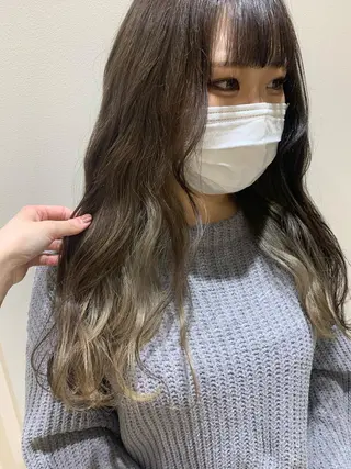 ロング カラー 暖色/ブリーチカラー 🎀 M i k uのヘアスタイル
