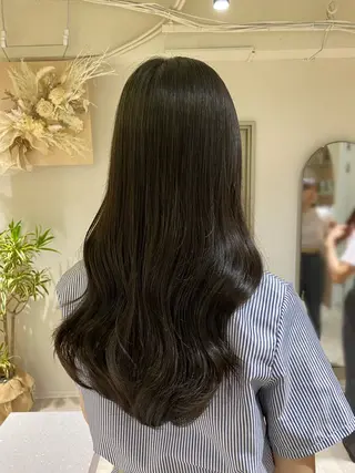 ロング レイヤー/小顔前髪 🤍wakaのヘアスタイル