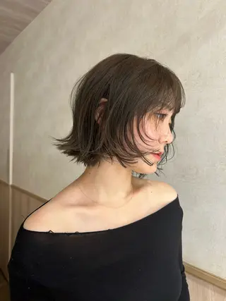 ショート Sora/レイヤー/ ブリーチなしWカラーのヘアスタイル