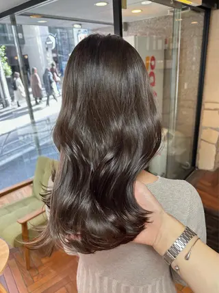 ミディアム パーマ 矢野 晃平のヘアスタイル