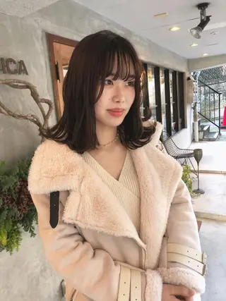 ミディアム カラー ヘアアレンジ 後藤 雅貴のヘアスタイル
