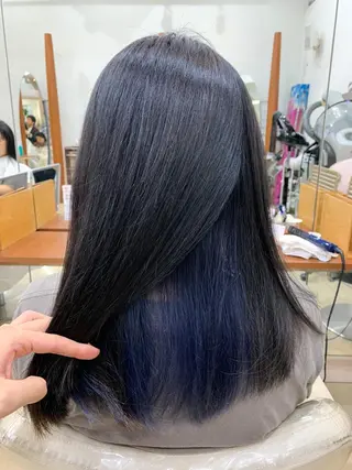 ロング カラー 縮毛矯正/髪質改善 /韓国風 山川春輝のヘアスタイル