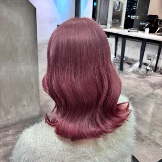 ミディアム カラー ヘアアレンジ 💟ケア×ハイトーン 💟/ミオのヘアスタイル