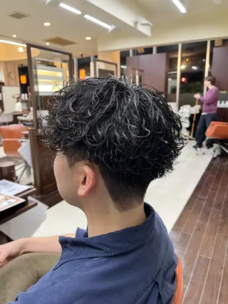 ショート パーマ メンズ 🧊メンズ特化🧊 高木航希のヘアスタイル