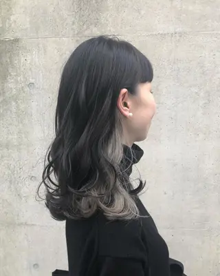 セミロング カラー フレンチボブパーマ Yuukiのヘアスタイル