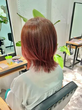 ミディアム カラー ヘアアレンジ 「sumi」 AMIのヘアスタイル