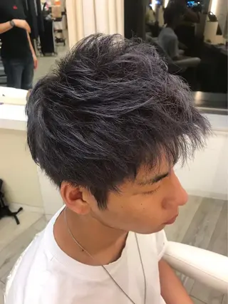 ショート カラー メンズ 市川 博紀 店長のヘアスタイル
