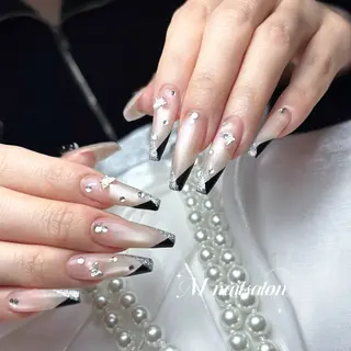 ネイル M🌷nail 長さだし専門店のネイルデザイン