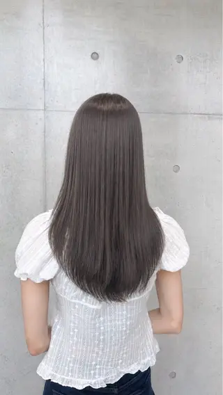 ロング カラー パーマ ヘアアレンジ メンズ 赤み消し艶カラー/美 髪☘️Reika☘️のヘアスタイル