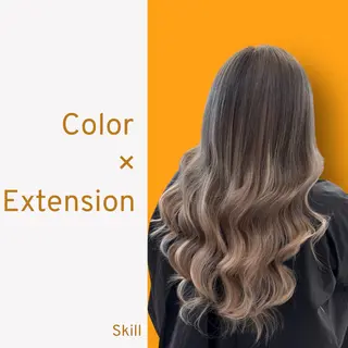 ロング カラー SKILL 石岡 🌻城戸のヘアスタイル
