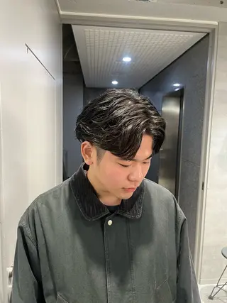 ショート カラー パーマ メンズ 🔥メンズ 特化🔥菊水皐暉🔥のヘアスタイル